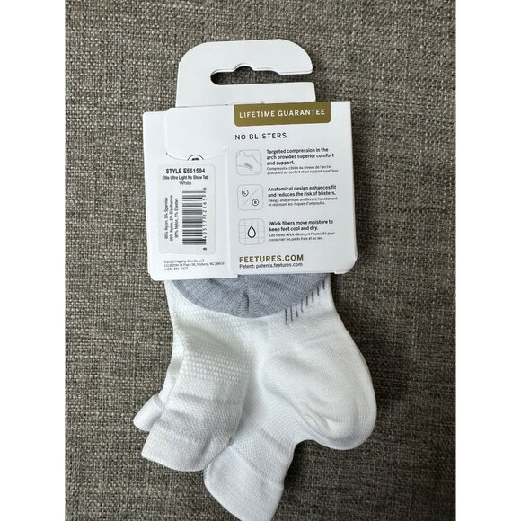 Feetures Elite Ultra Light No Show Tab Socks Mens XL - Picture 2 of 3